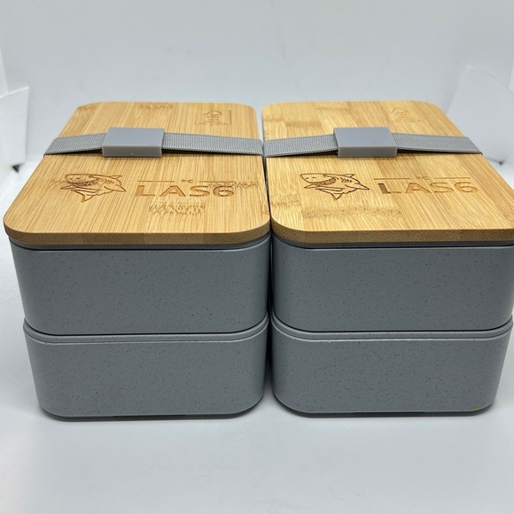 Bamboo and Gray Bento Japanese
Wood Bento Lunch Boxes 2 Layer. Set of two - Picture 4 of 14